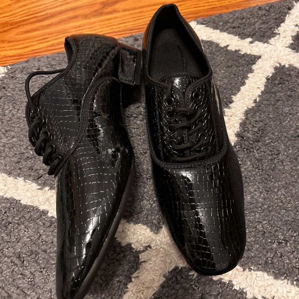 NEW men’s black dress shoes size 12